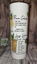 Load image into Gallery viewer, Drink Recipe Tumbler