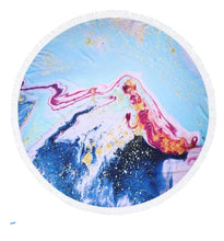 Load image into Gallery viewer, Round Beach Towel