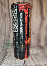 Load image into Gallery viewer, Thin Red Line Firefighter Tumbler
