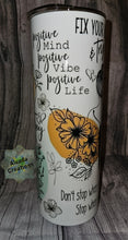 Load image into Gallery viewer, Positive Affirmations Tumbler
