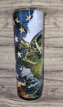 Load image into Gallery viewer, American Flag Fishing Tumbler
