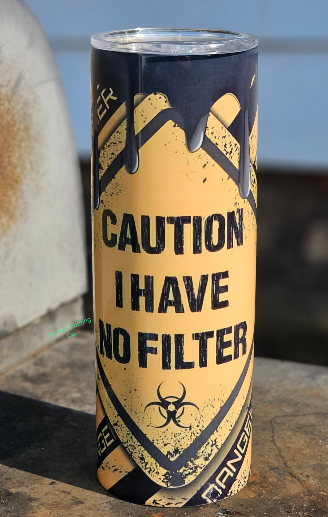 Caution Tumbler
