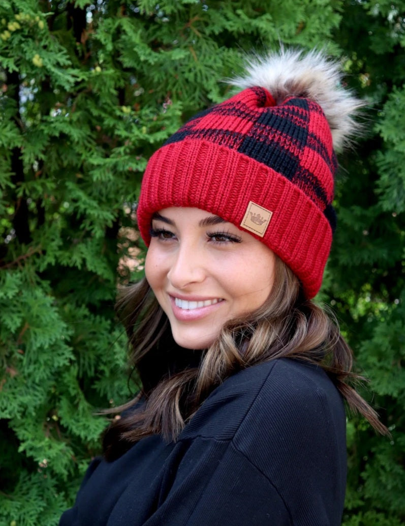 Red Buffalo Plaid (adult)Hat