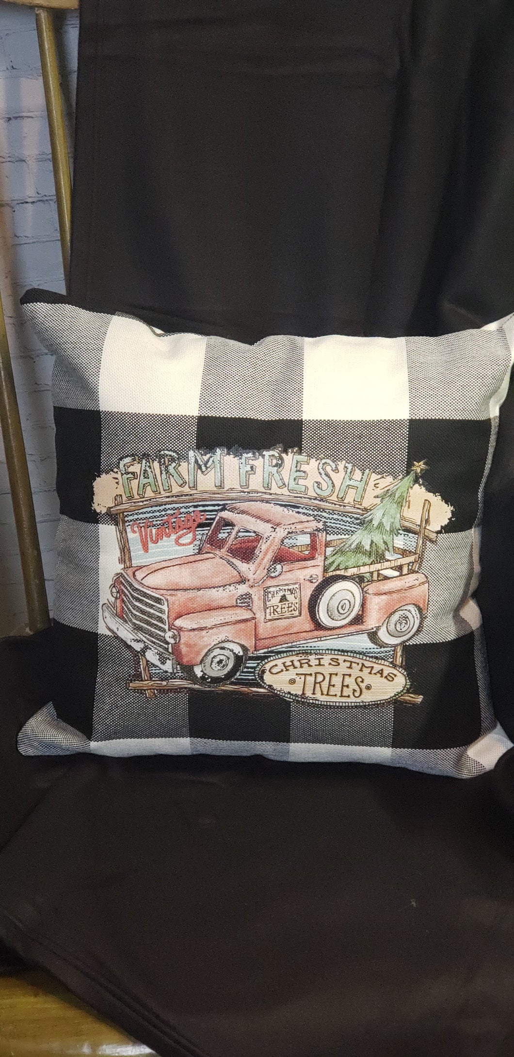 FARM FRESH Decorative Pillow