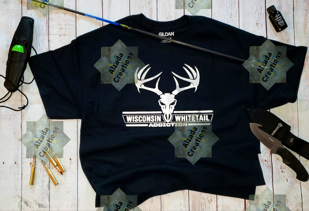 Wisconsin Whitetail Addiction (Sliver Print)