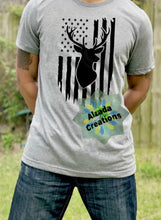 Load image into Gallery viewer, Deer Flag Mens Graphic T shirt
