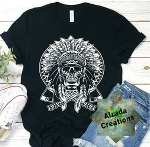 Skull Native American Headdress