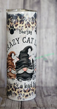 Load image into Gallery viewer, Distressed Leopard Crazy Cat Ldy Gnomes
