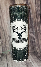Load image into Gallery viewer, Distressed Wisconsin Whitetail Addiction Tumbler
