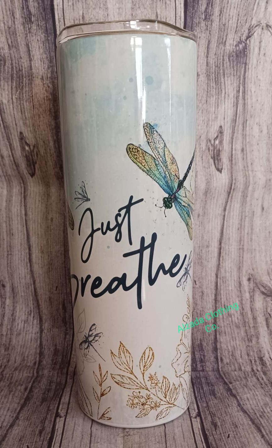 Just Breathe (Dragonflies)Tumbler