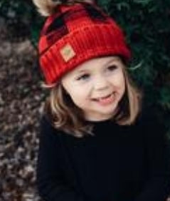 Red Buffalo Plaid (toddler) Hat