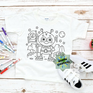 Alien Coloring Shirt (Youth)
