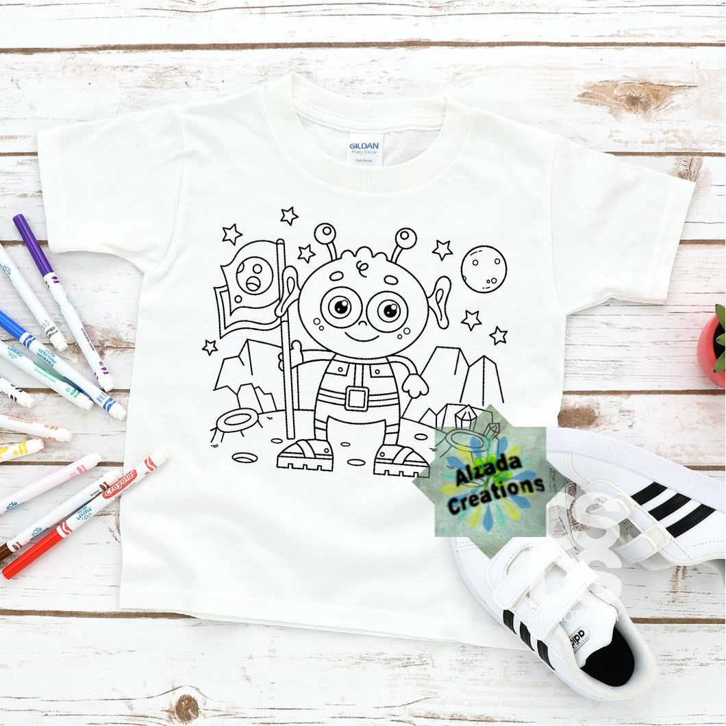 Alien Coloring Shirt (Youth)